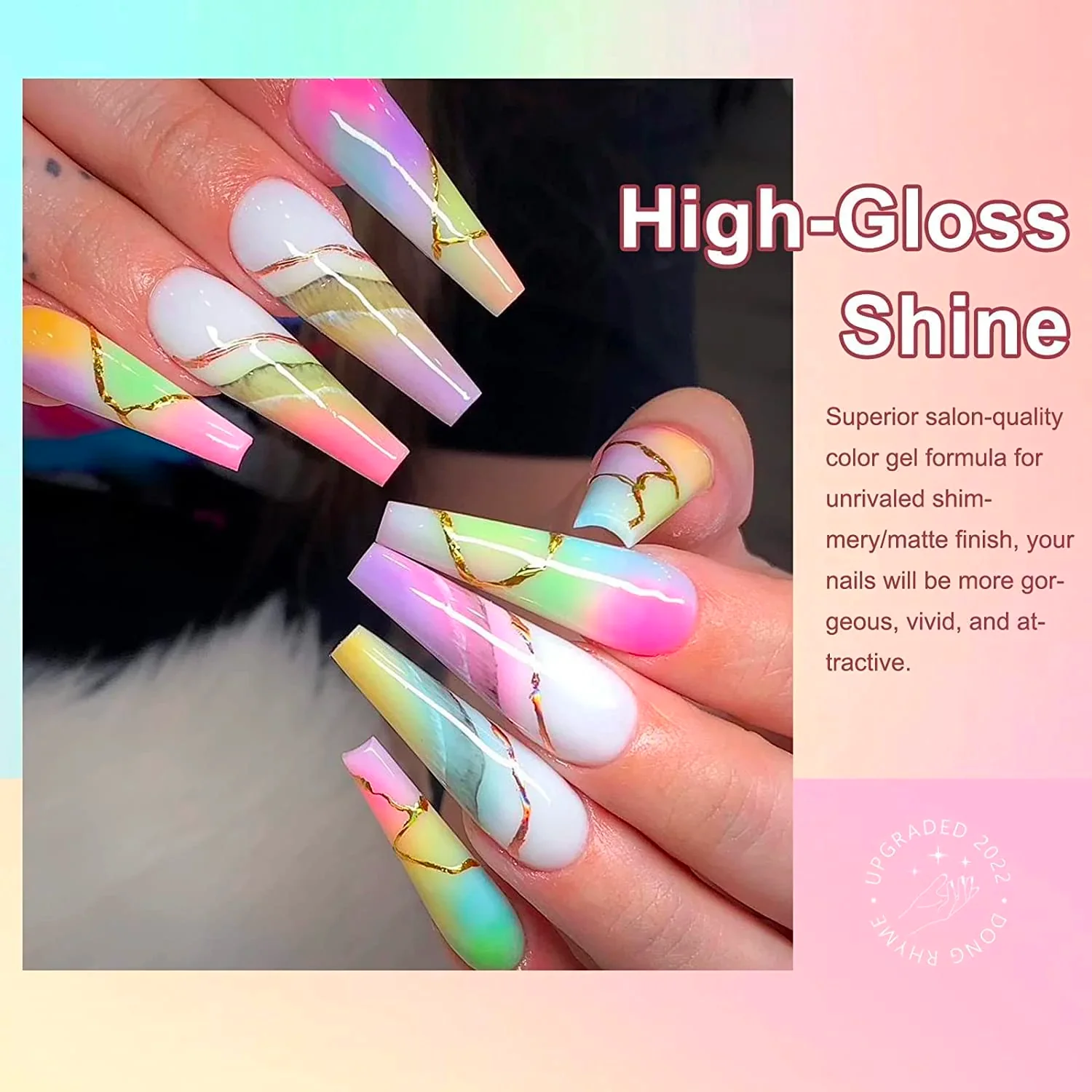 4 Colors Solid Nail Gel color2 - Image 6
