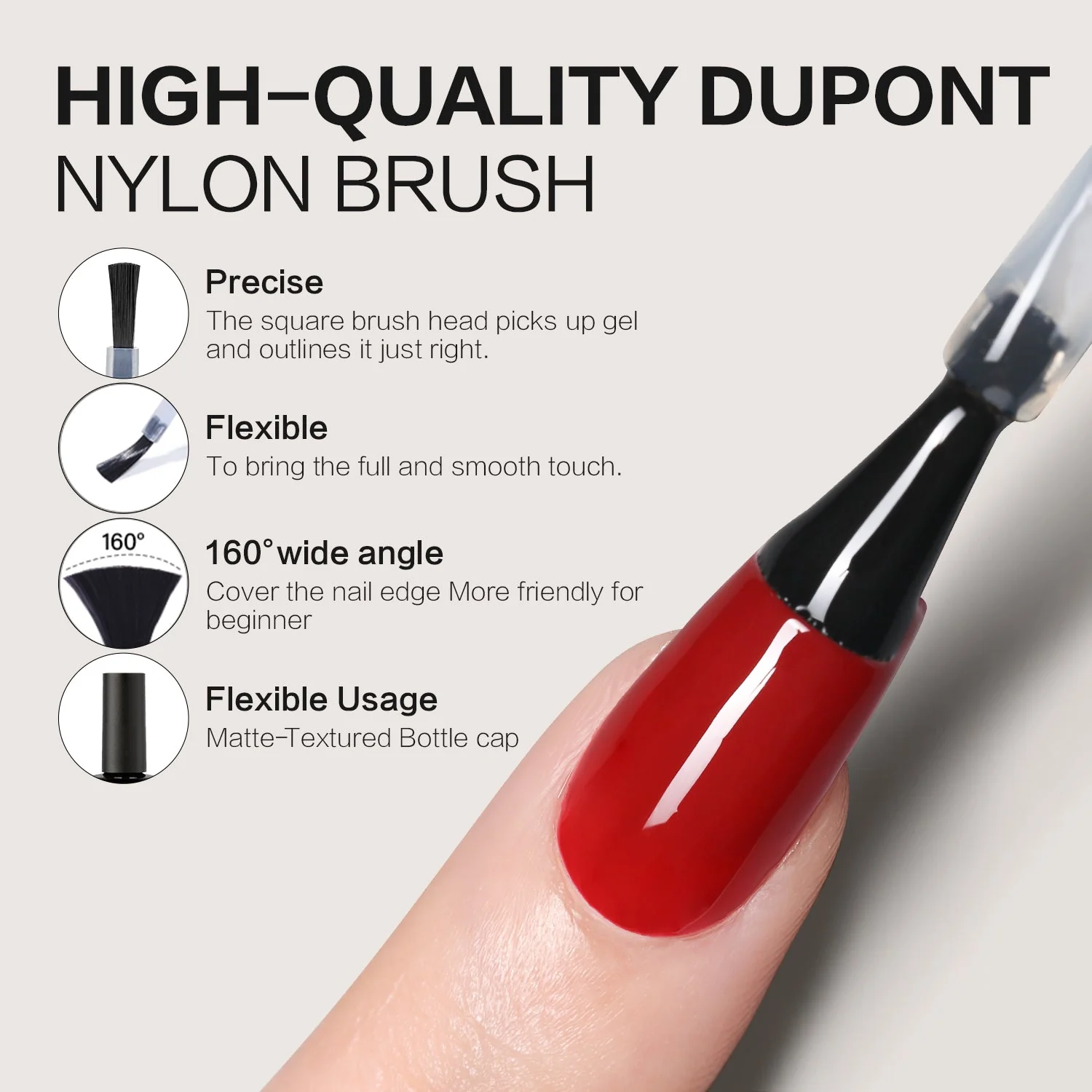 15ml No Wipe Gel Top Coat and Base Coat - Image 3