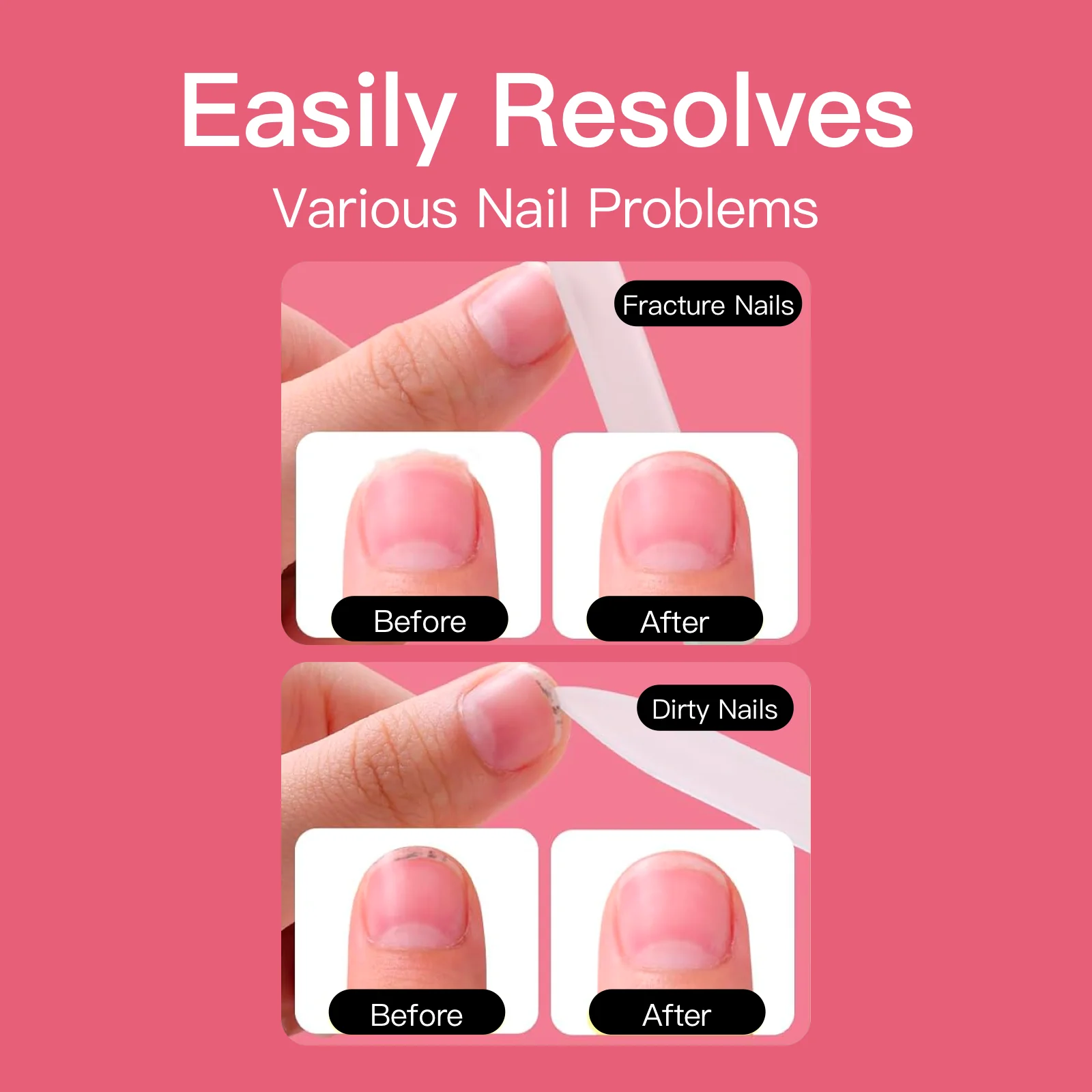 Gentle Glass Nail File for Natural Nail - Image 4