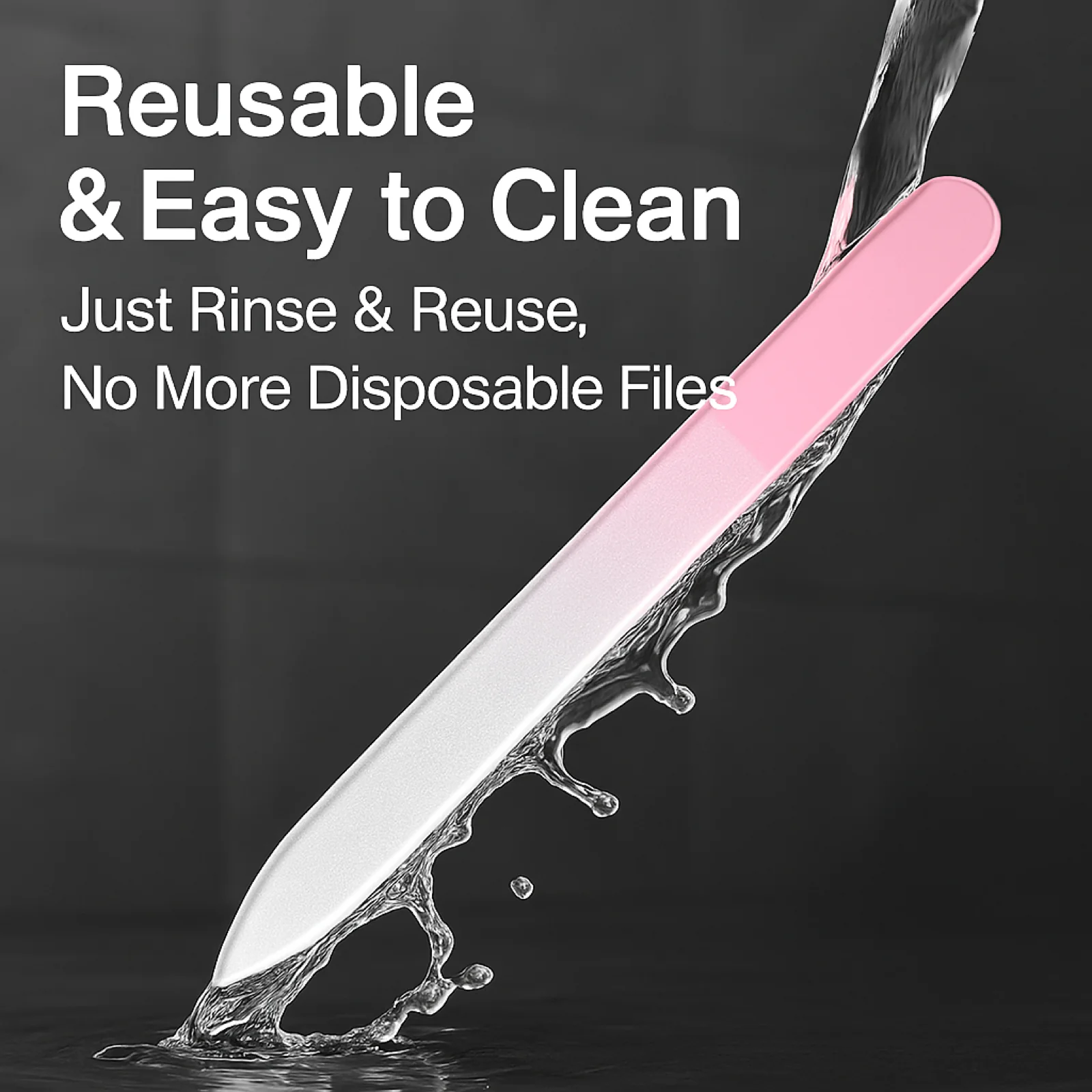 Gentle Glass Nail File for Natural Nail - Image 5