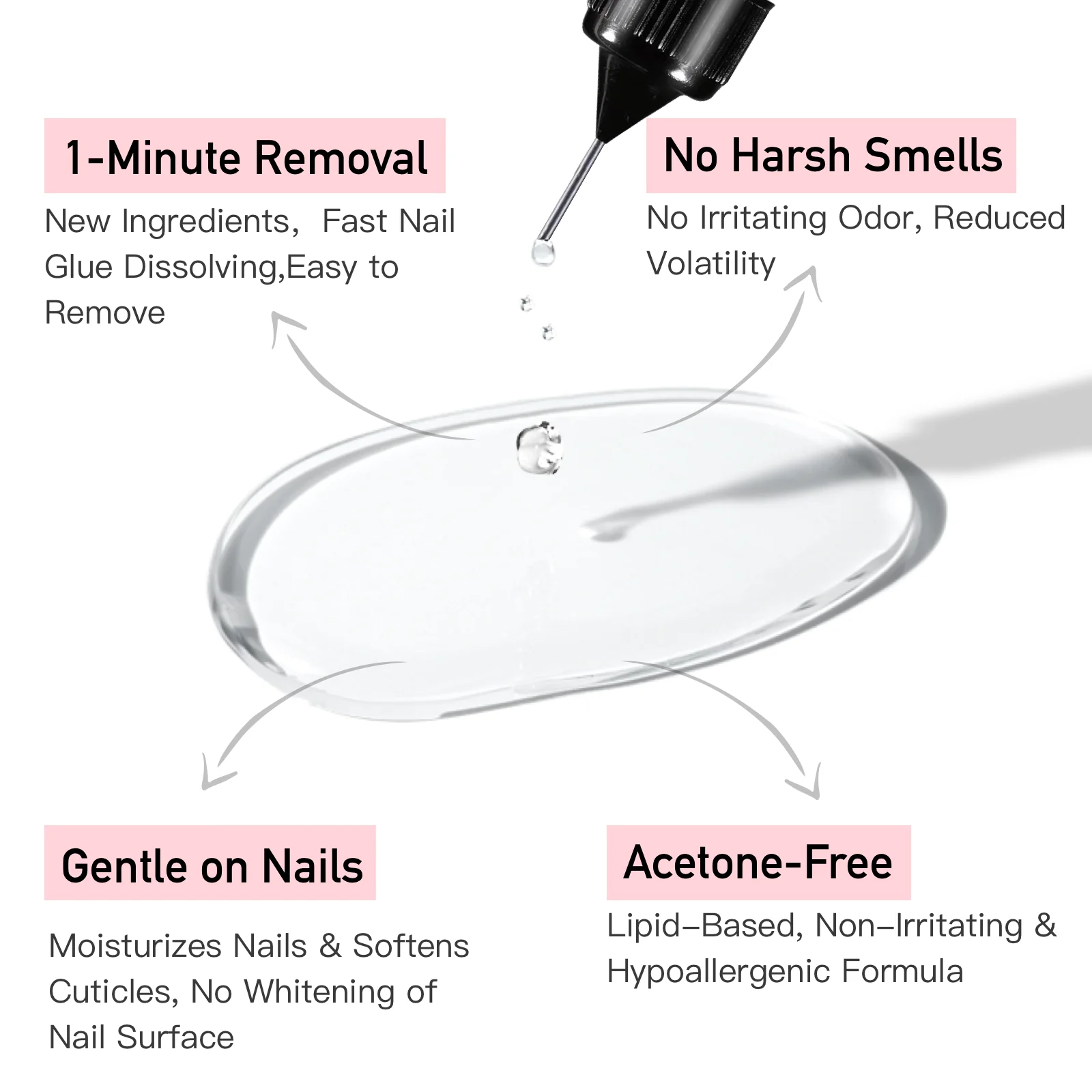 Pinpoint Remover For Nail Glue Remover Press On Nails - Image 4